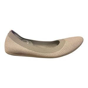 Allbirds Tree Breezers TB Fog Grey Ballet Flat Shoes Slip On Womens Size 9.5 NEW